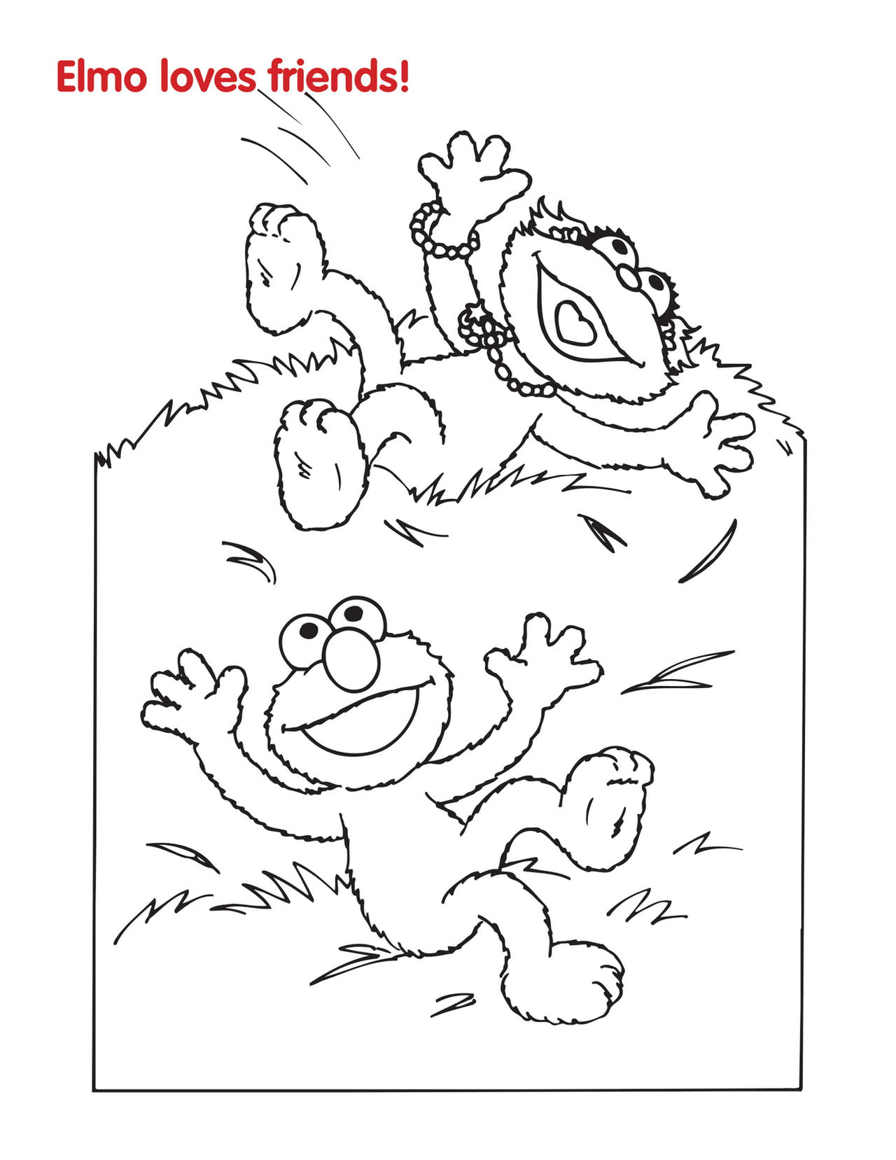 Elmo loves friends! by Jack1set2 on DeviantArt