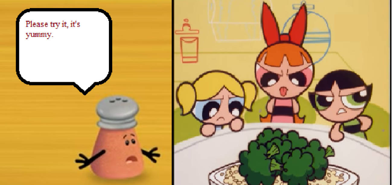 Broccoli Powerpuff Paprika helps The Powerpuff Girls to eat broccoli by Jack1set2 on ...