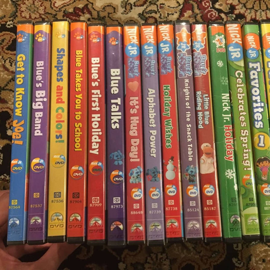 Blue's Clues DVDs by Jack1set2 on DeviantArt