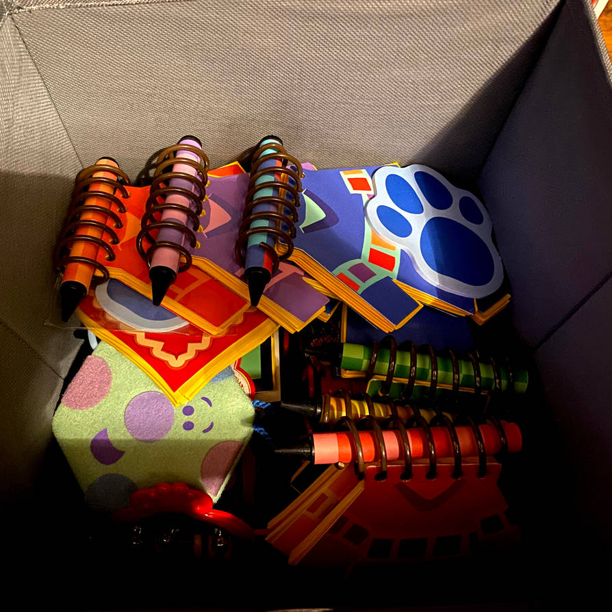 Blue's Clues Notebooks by Jack1set2 on DeviantArt