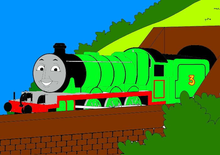 pic Thomas Coloring Pages Henry henry the green engine coloring page by