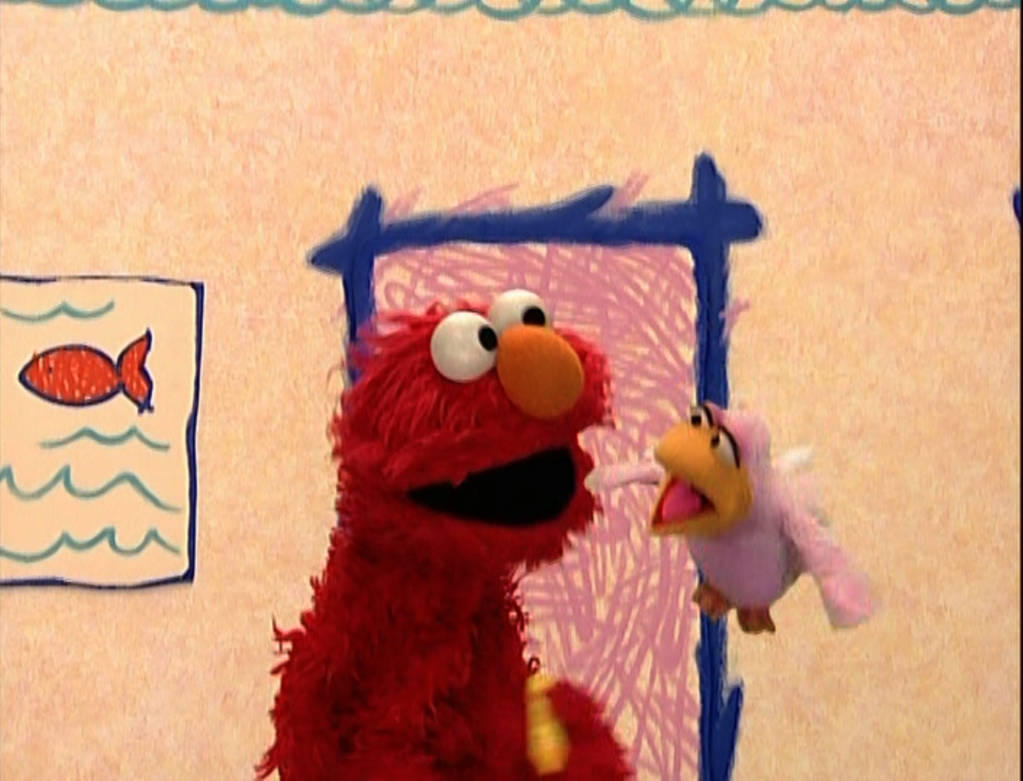 Elmo And A Pink Bird By Jack1set2 On Deviantart Elmo And A Pink Bird By Jack1set2 On Deviantart
