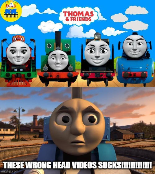 Thomas reacts to wrong heads by Jack1set2 on DeviantArt