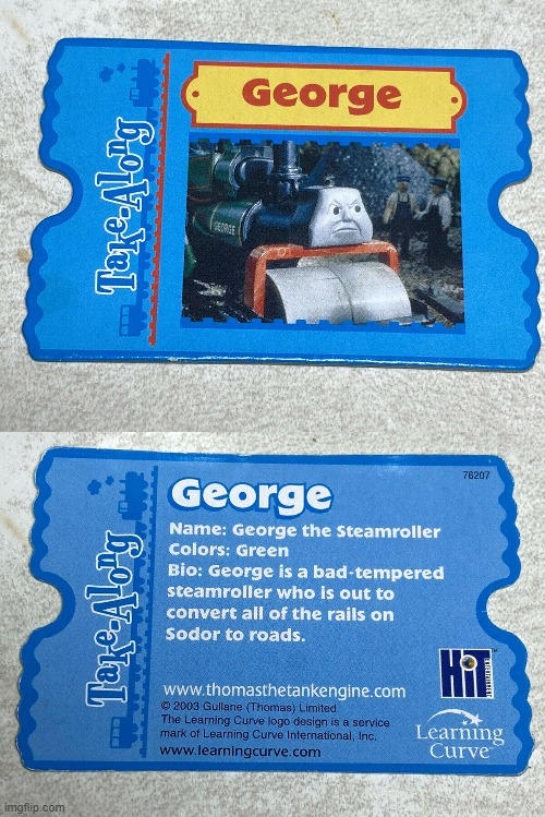 George Take Along Card by Jack1set2 on DeviantArt