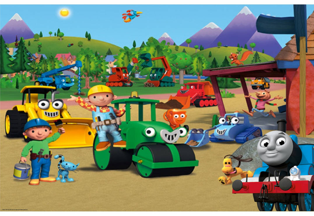 Thomas the Tank Engine in Bob the Builder by Jack1set2 on DeviantArt