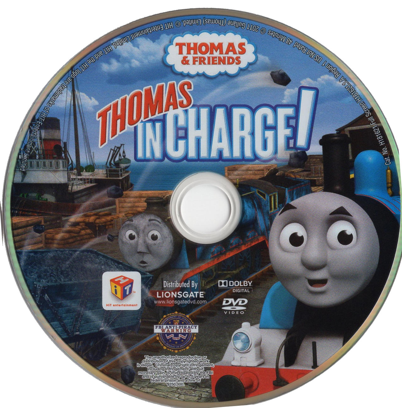 Thomas in Charge DVD disc by Jack1set2 on DeviantArt
