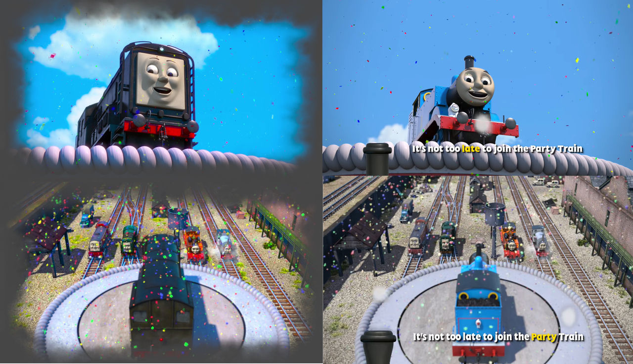 Tom Vs Train Performance Thomas Party Train Song Comparison #1 by Jack1set2 on DeviantArt
