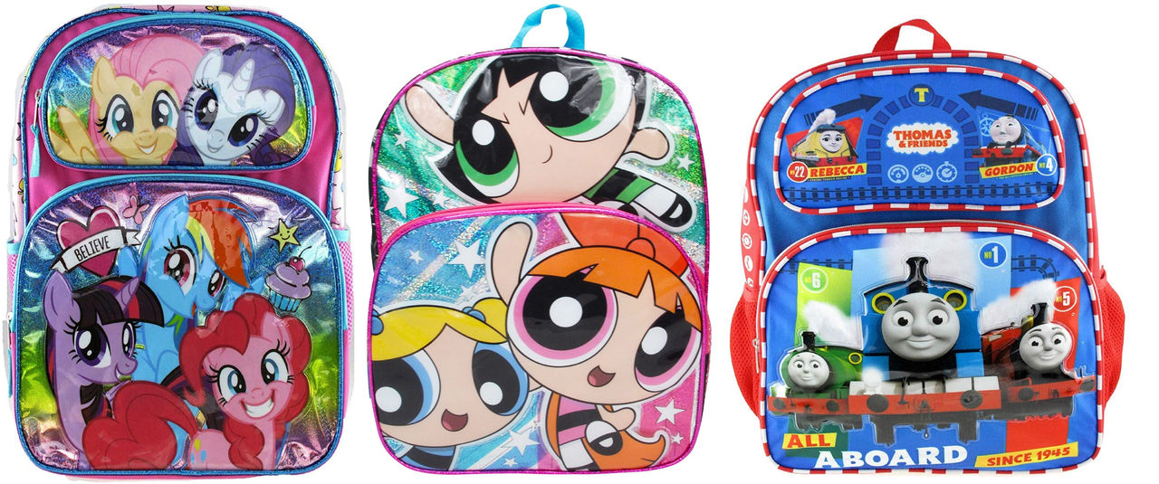MLP, PPG and Thomas and Friends Backpacks (V2) by Jack1set2 on DeviantArt