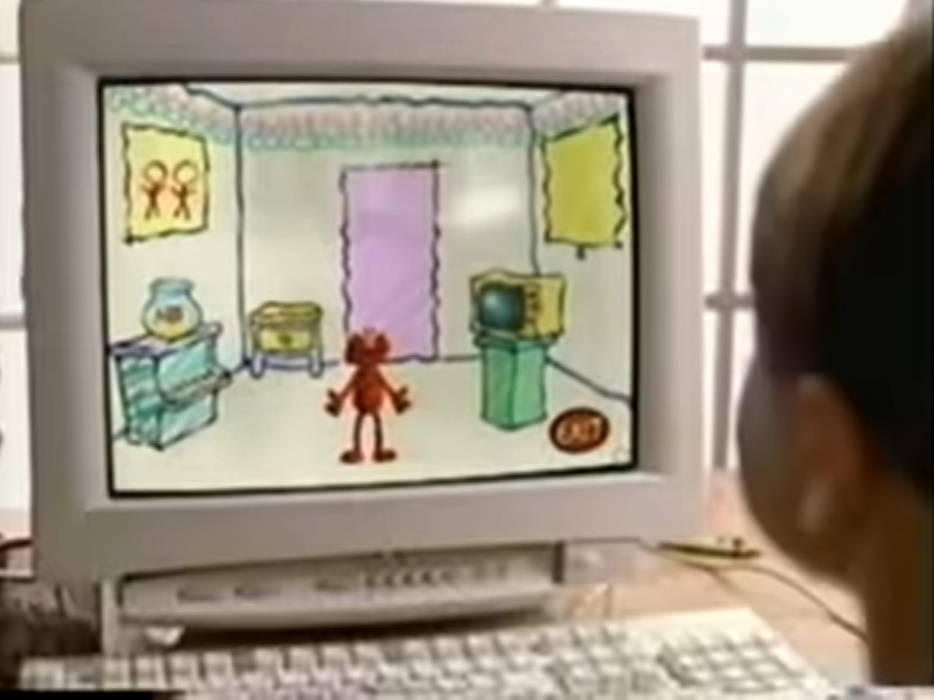 Elmo World Rabbits Computer Elmo's World on the Computer by Jack1set2 on DeviantArt
