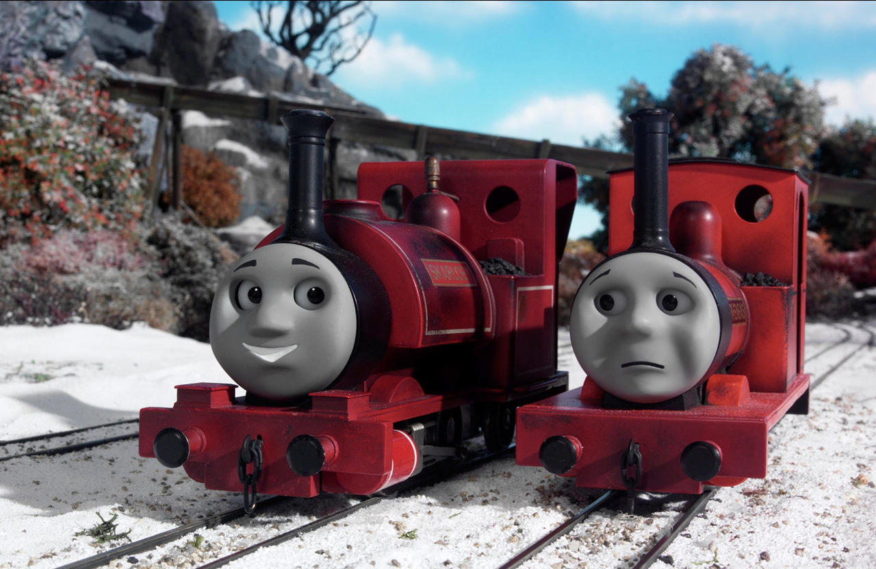 Skarloey and Rheneas by Jack1set2 on DeviantArt