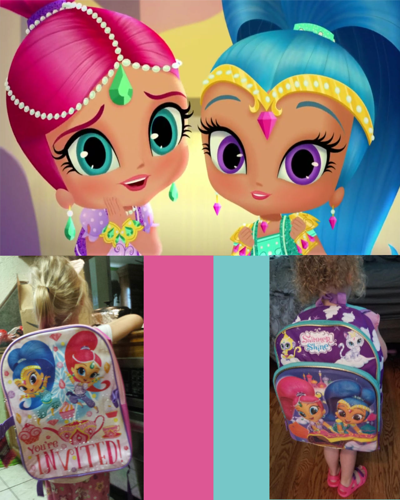 Shimmer and Shine reacts to their backpacks by Jack1set2 on ...