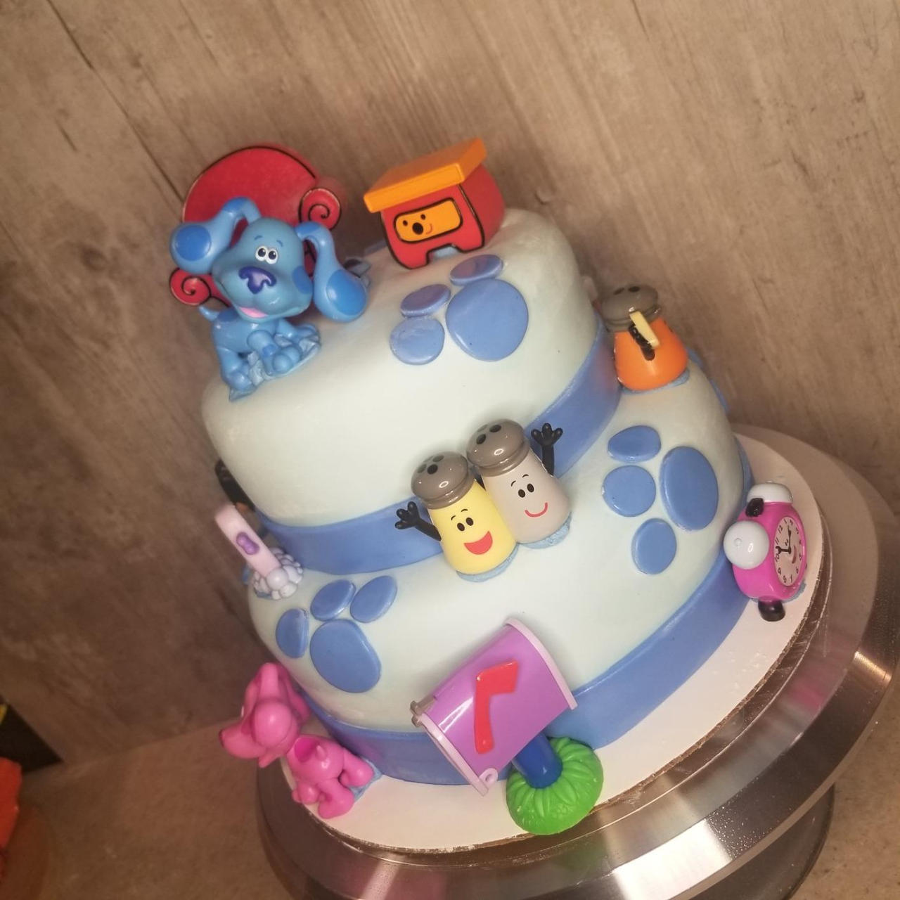 Blue s Clues Birthday Cake With Figures By Jack1set2 On DeviantArt blue-s-clues-birthday-cake-with-figures-by-jack1set2-on-deviantart