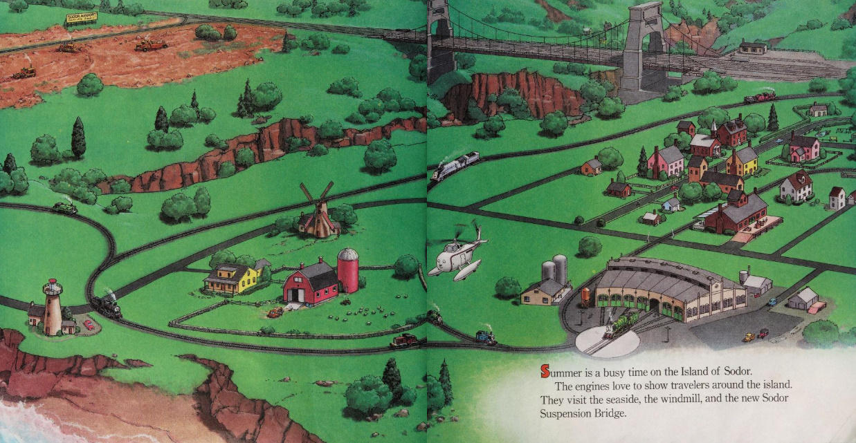 The Island of Sodor illustrated by Richard Courtne by Jack1set2 on ...
