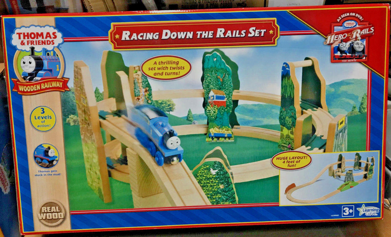 Wooden Railway Racing Down The Rails Set by Jack1set2 on DeviantArt