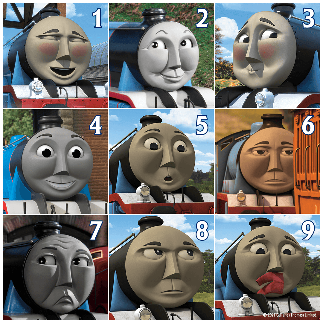 Thomas Scared Face Vector by ThomasTrainfan2006 on DeviantArt