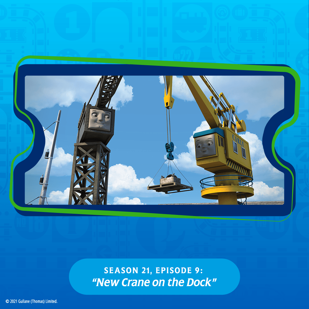 Thomas and friends new crane on the deals dock