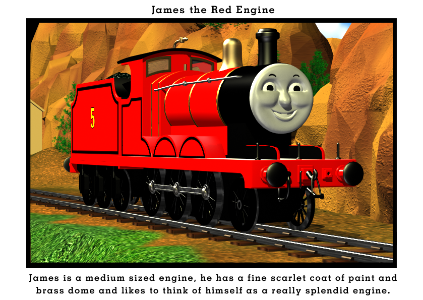 Thomas and Friends: James the Splendid Red Engine - Scholastic Kids' Club