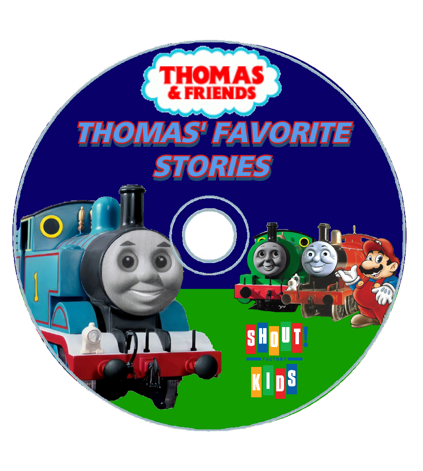Thomas' Favorite Stories DVD disc by Jack1set2 on DeviantArt