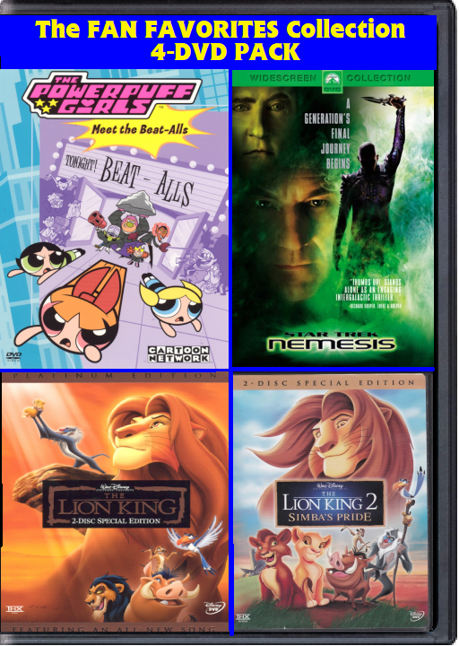 The Fan Favorites 4 DVD Pack Vol. 44 by Jack1set2 on DeviantArt