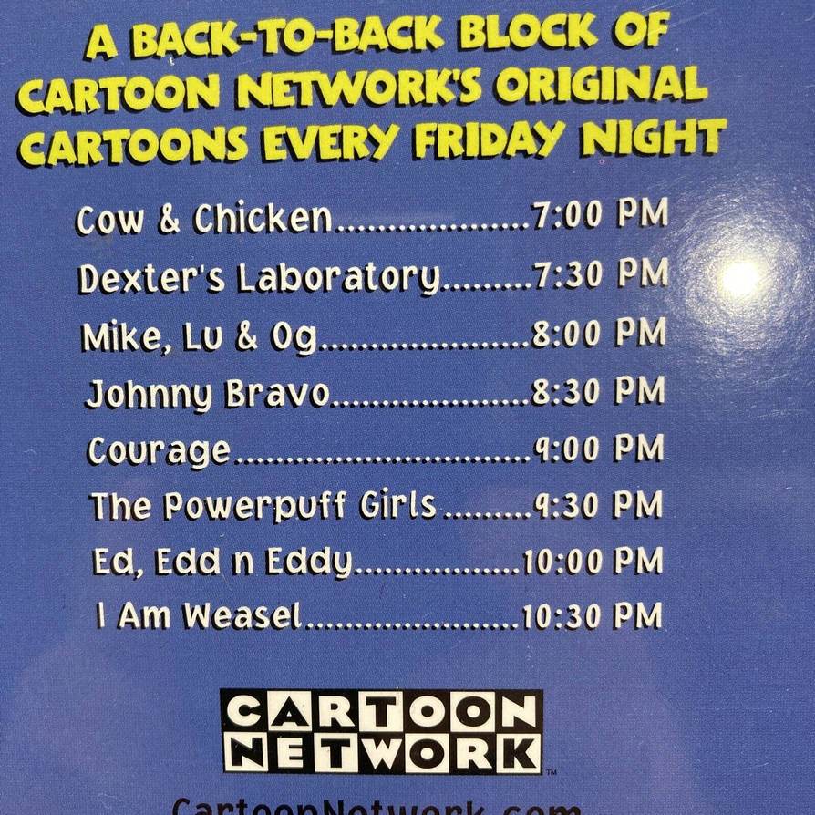 A Back-to-Back Block of Cartoon Network by Jack1set2 on DeviantArt