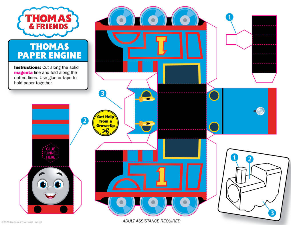 Thomas And Friends Annie Papercraft