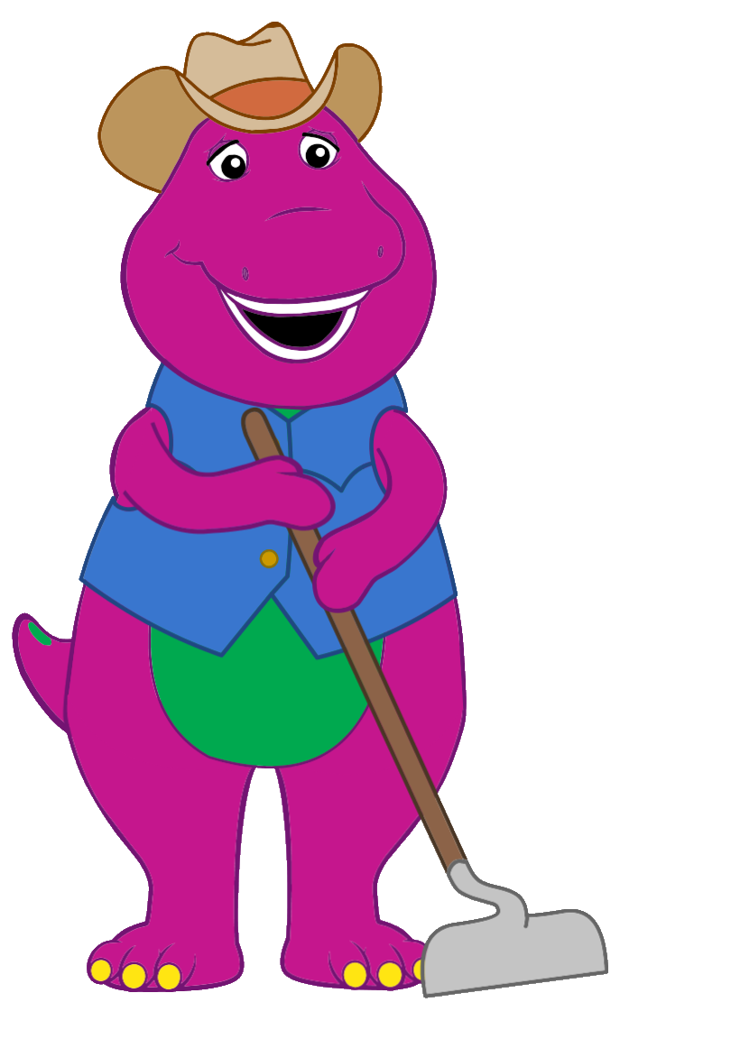 Barney raking by Jack1set2 on DeviantArt