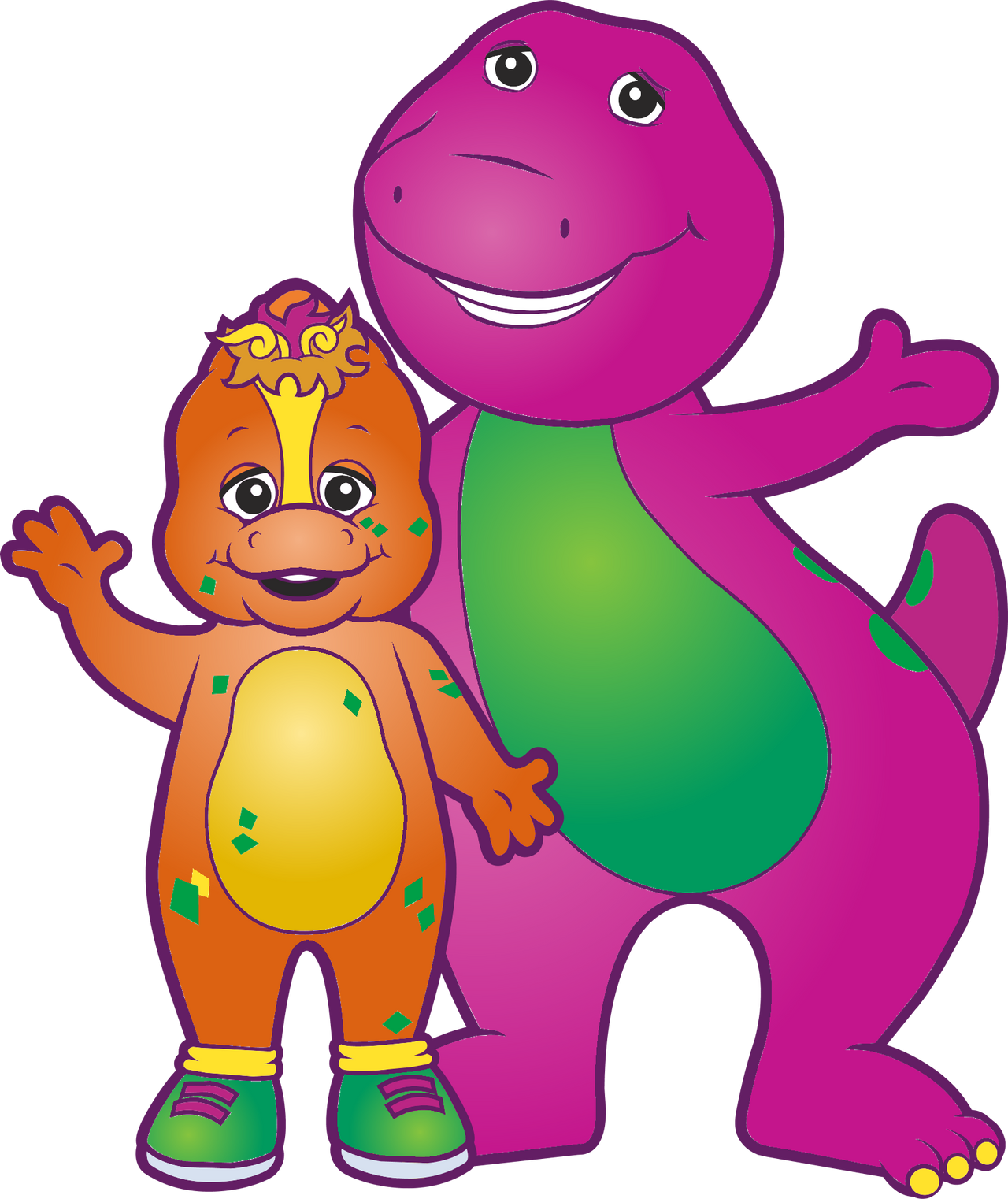 Barney and Riff Vector by Jack1set2 on DeviantArt