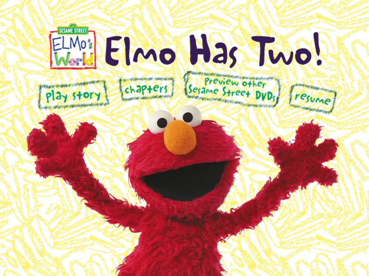 Simple Elmo Menu Elmo's World: Elmo Has Two! Main Menu by Jack1set2 on DeviantArt