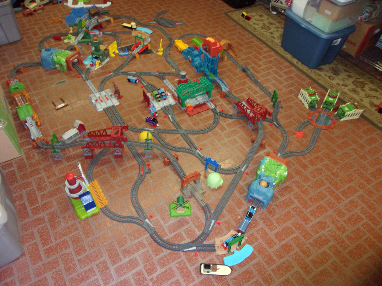 Thomas Trackmaster Track Layout Ideas Thomas & Friends 3 IN 1 PACKAGE