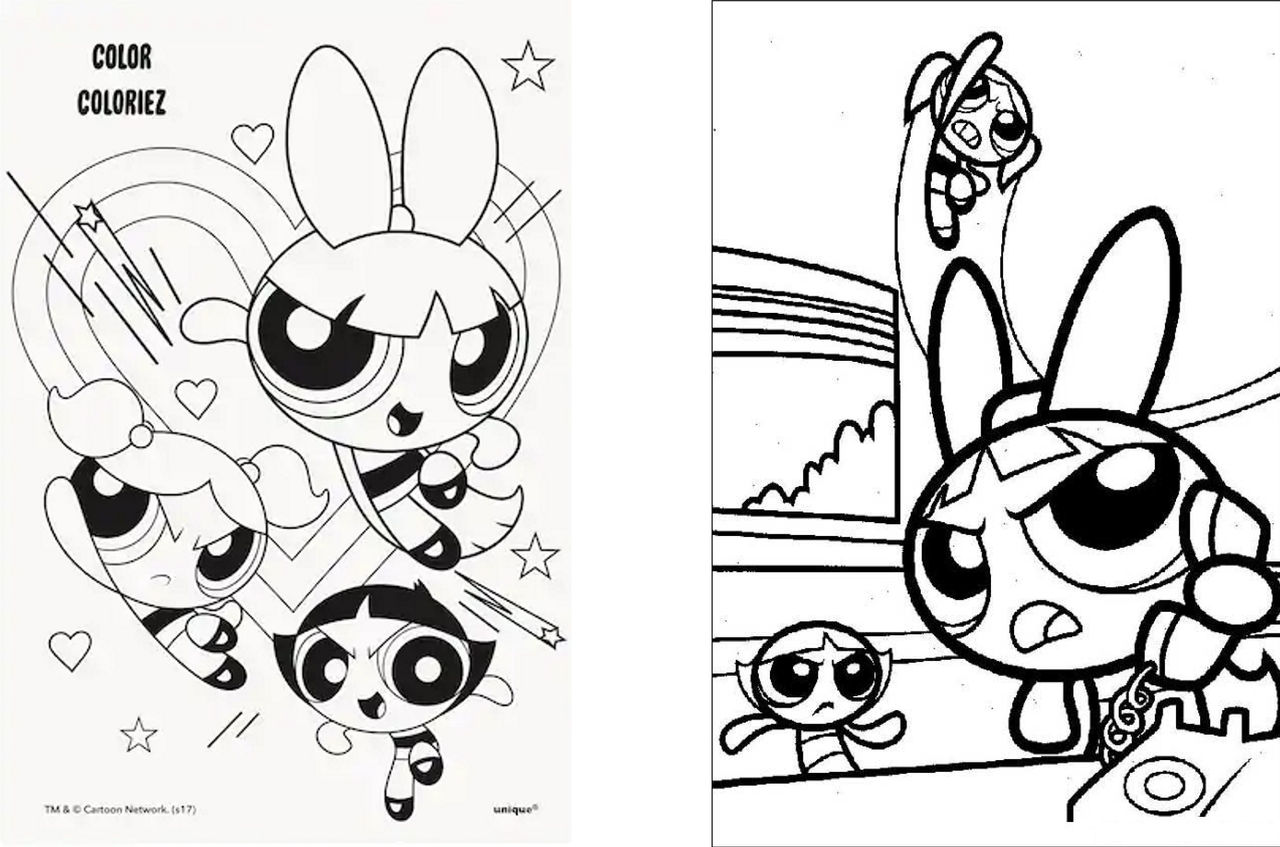 Powerpuff Girls Coloring Pages for Kids - Get Coloring Pages