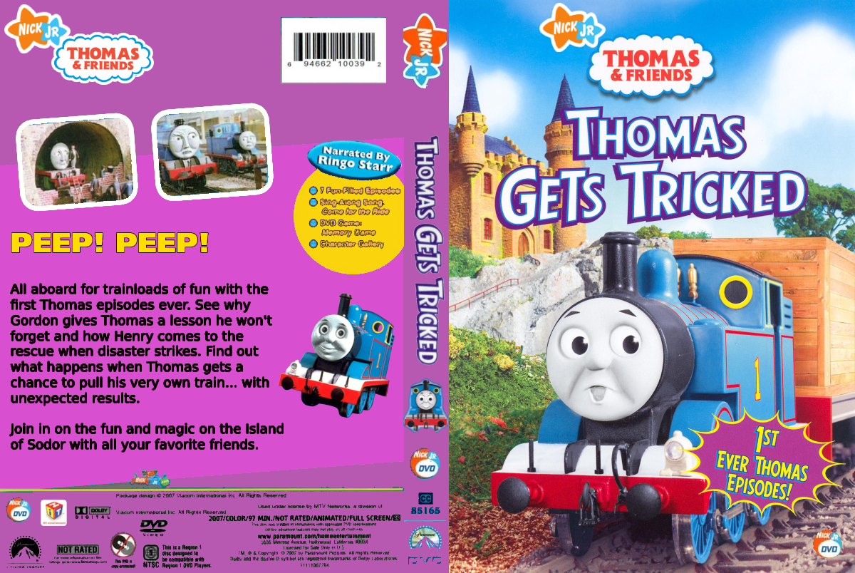 Thomas Gets Tricked Nick Jr DVD by Jack1set2 on DeviantArt