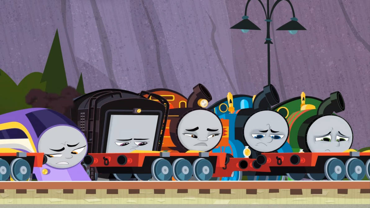 Sad Thomas, Percy, Nia, Diesel and Kana by Jack1set2 on DeviantArt