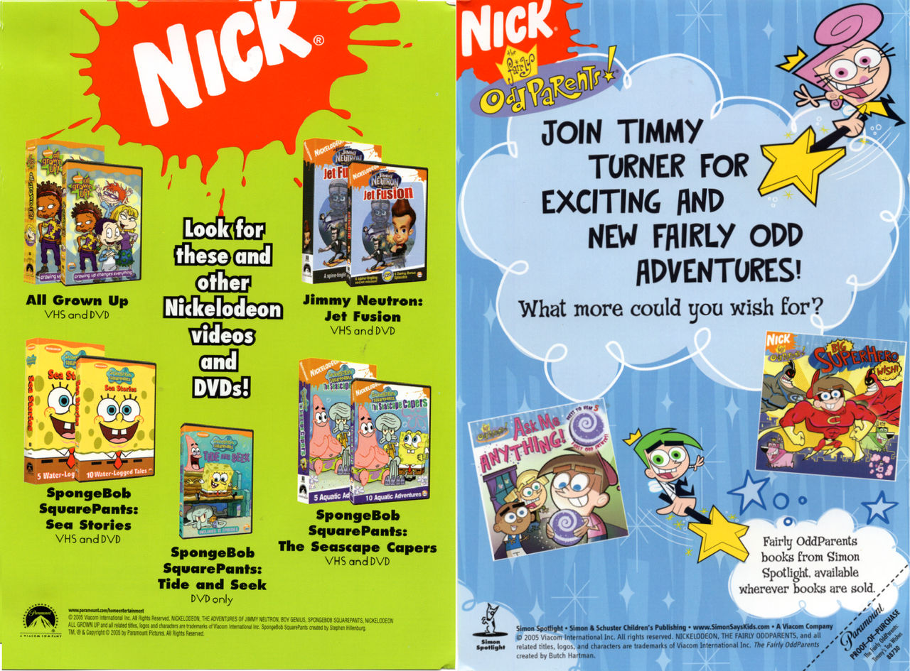 Timmy's Top Wishes Product Insert by Jack1set2 on DeviantArt