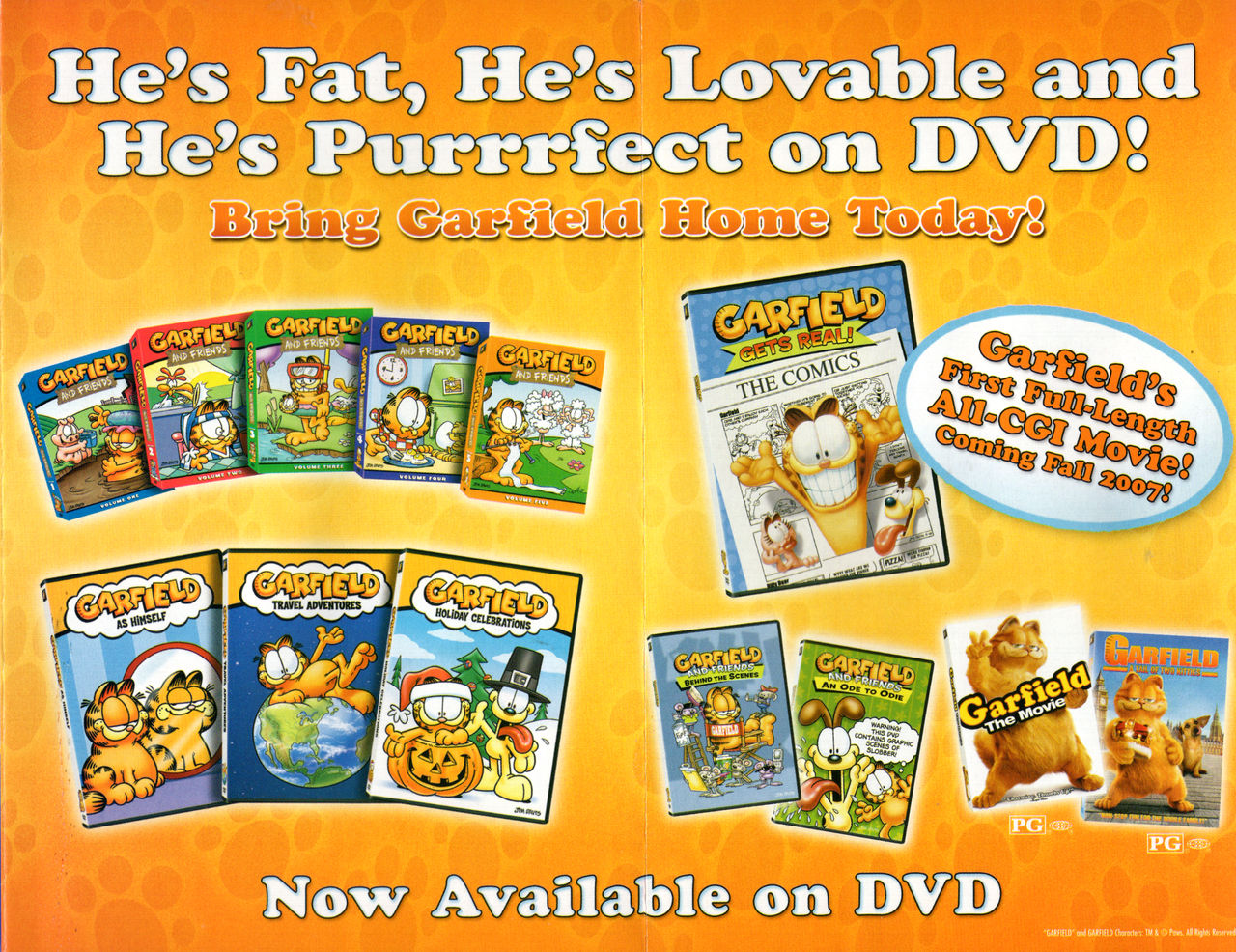 Garff Dvd Garfield DVD Advertisment by Jack1set2 on DeviantArt