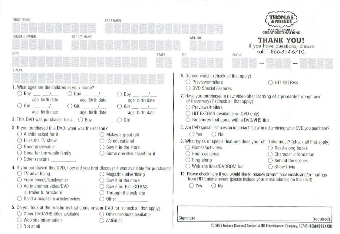 Thomas and Friends Business Reply Mail Card by Jack1set2 on DeviantArt