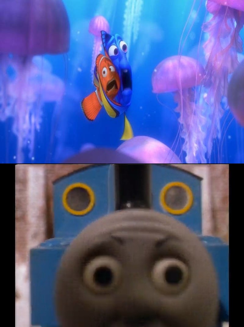 Tom Dory Marlin and Dory are scared at Thomas getting close by Jack1set2 on ...