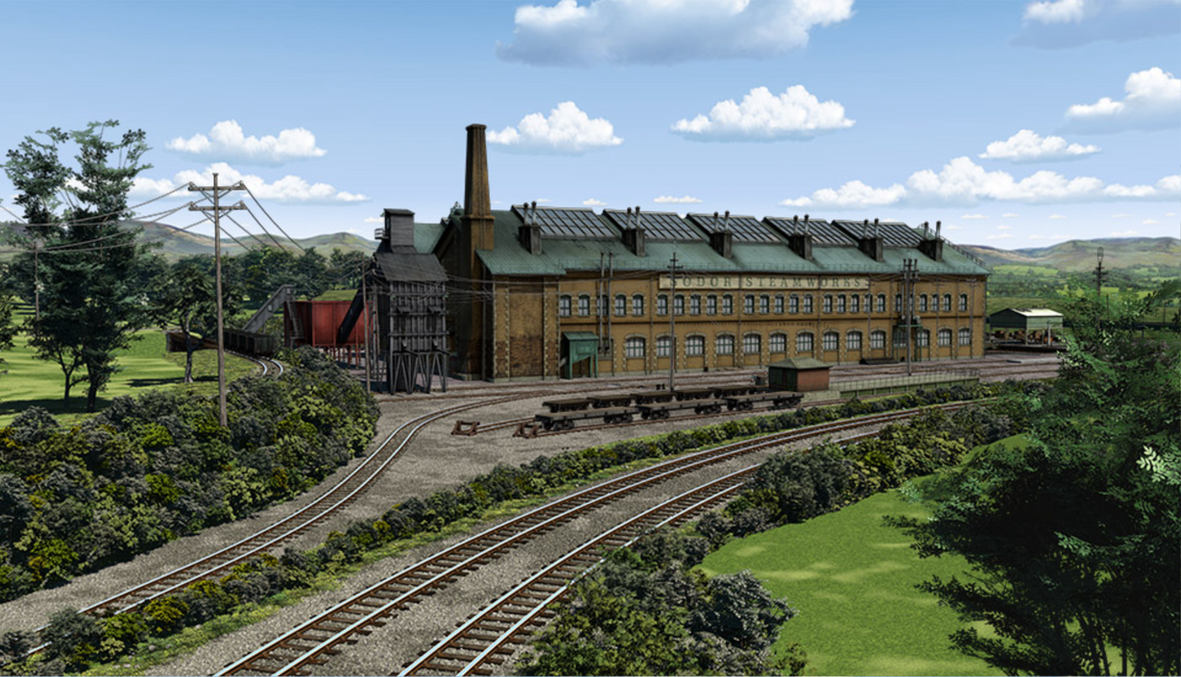 Sodor Steamworks (MM) Background #2 by Jack1set2 on DeviantArt