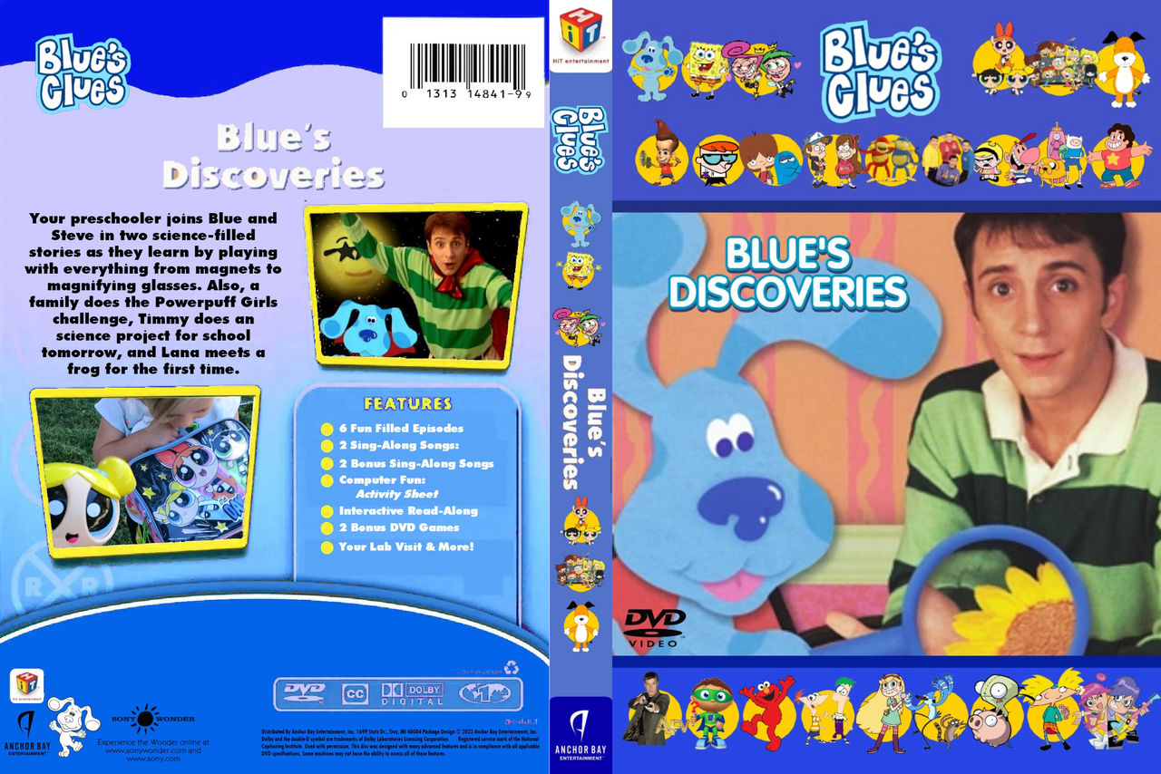 Blue's Clues: Blue's Discoveries DVD by Jack1set2 on DeviantArt