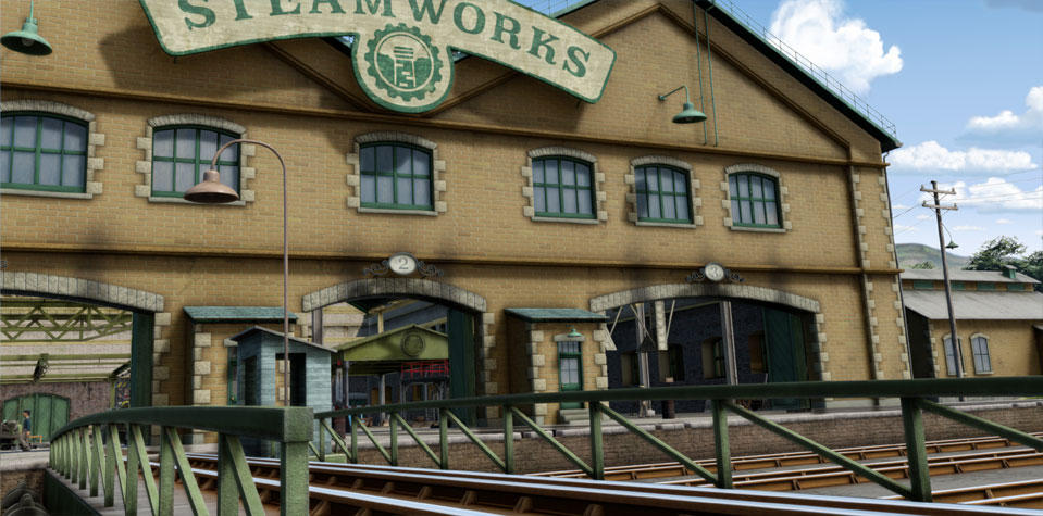 Sodor Steamworks (LLAH) Background by Jack1set2 on DeviantArt