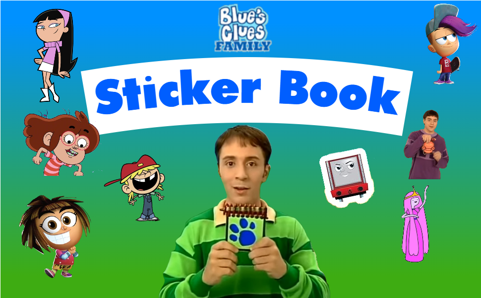 Blue's Clues Family: Sticker Book by Jack1set2 on DeviantArt