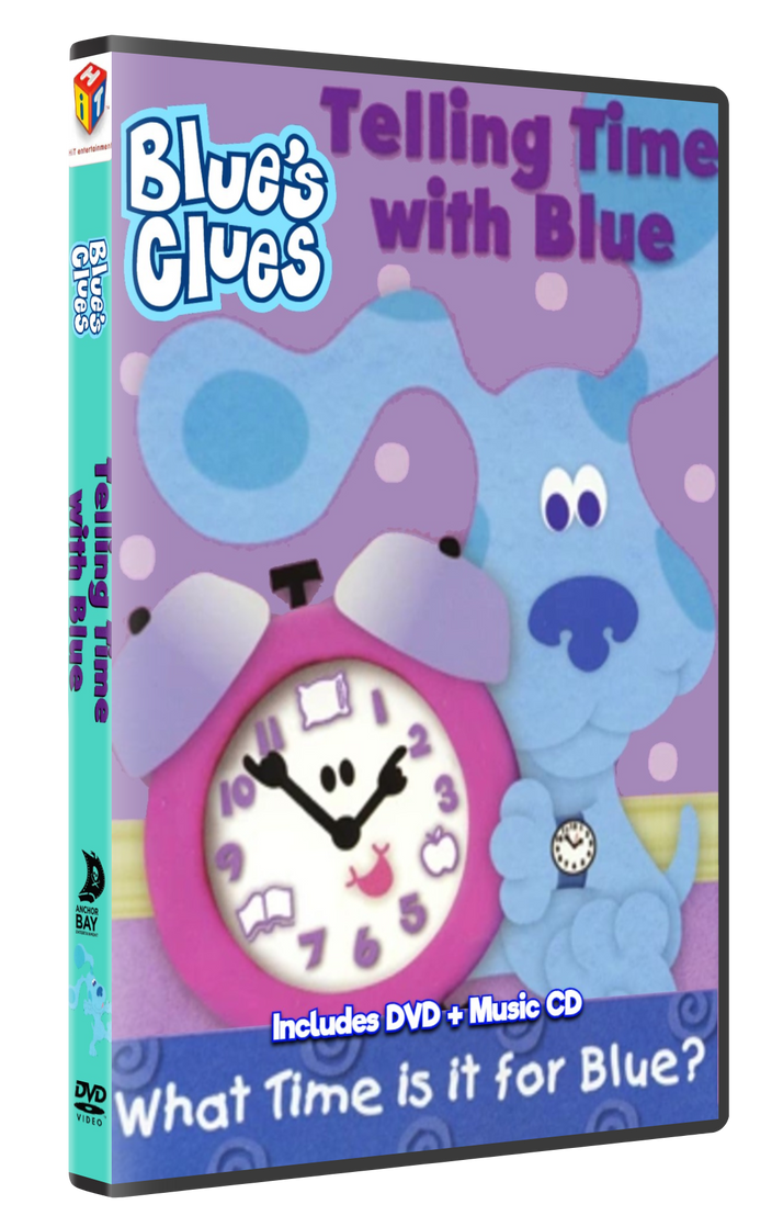 Blue's Clues: Telling Time with Blue (DVD) by Jack1set2 on DeviantArt