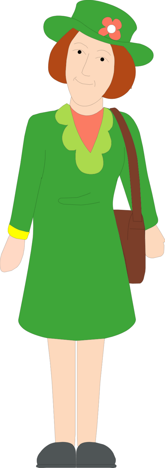 Women with Green Hat (TMM) Vector by Jack1set2 on DeviantArt
