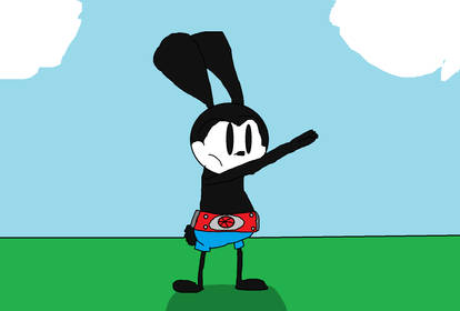 Oswald doing a henshin pose