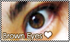 Brown eyes Stamp