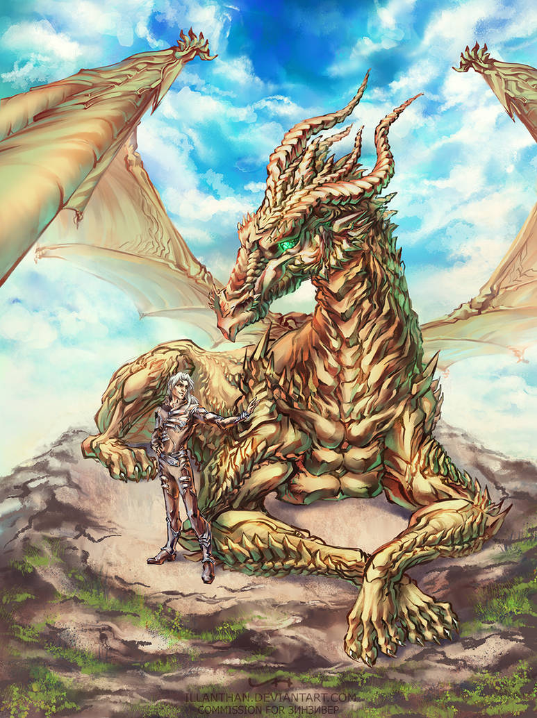 Commission - Dragonrider by ILLanthan on DeviantArt