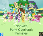 Pony Overhaul: Females Release by Poninnahka