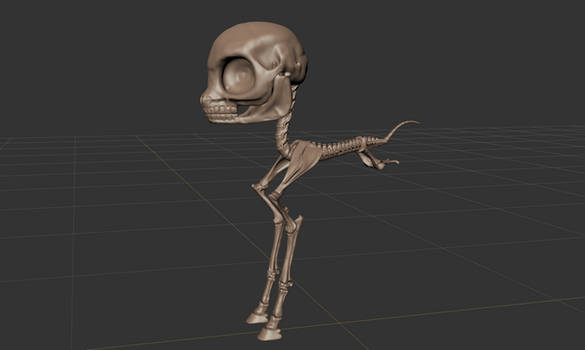 FO:E Skeleton Sculpt WIP
