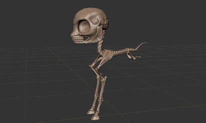 FO:E Skeleton Sculpt WIP