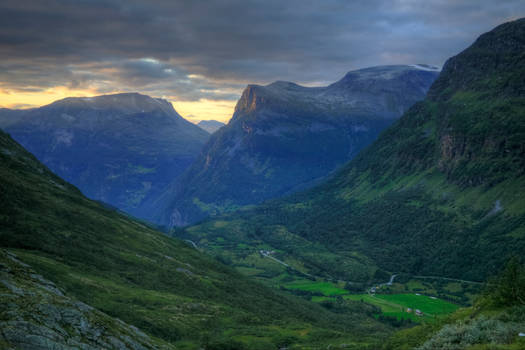 Geirangerfjord - Sunset