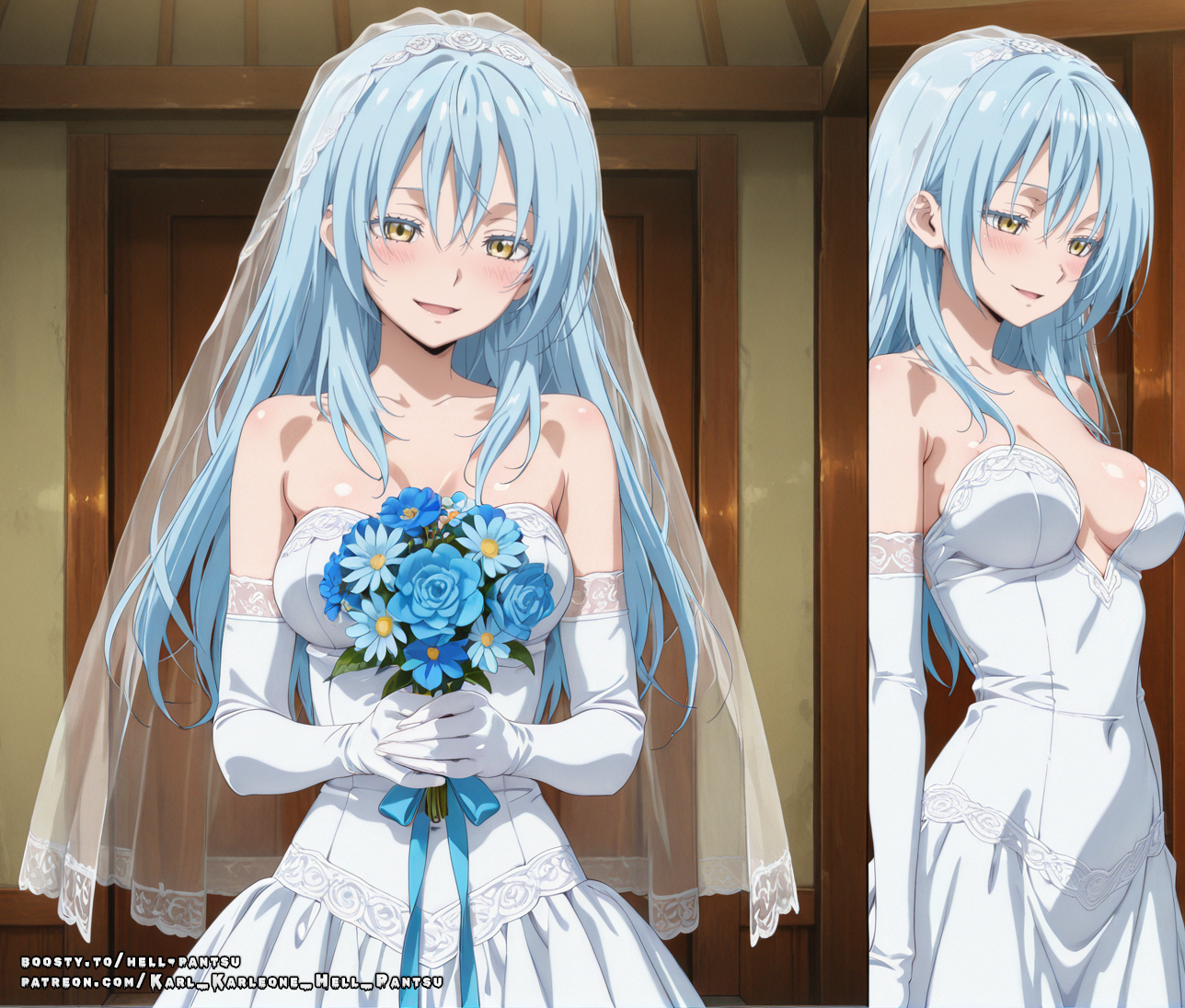 Female Rimaru Rimuru Tempest Fem Style 2 by KarlKarleone on DeviantArt